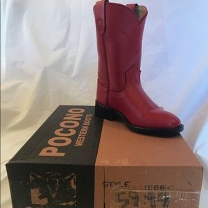 NIB Pocono Red cowboy boots